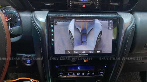 Màn hình DVD Android liền camera 360 Toyota Fortuner 2017 - nay | Gotech GT360